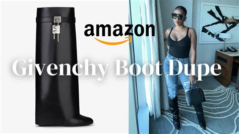 dupe givenchy shark boots|givenchy shark lock boots dupe.